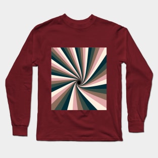 Abstract helix, swirling colorful funnel Long Sleeve T-Shirt